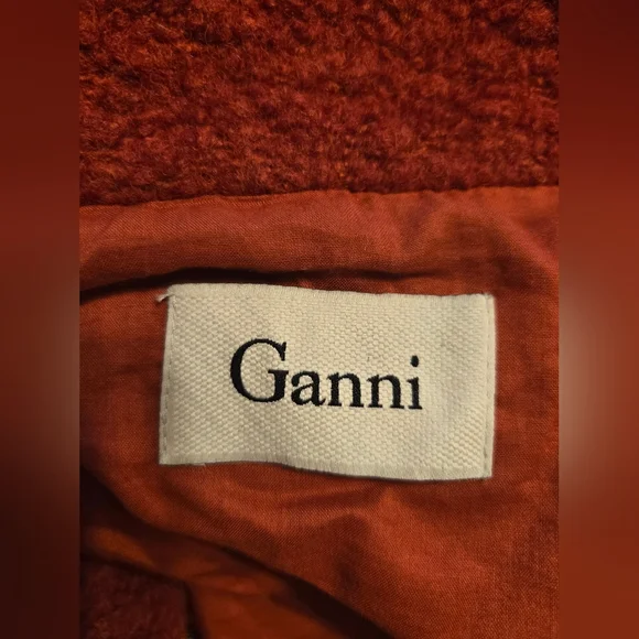 Ganni Red Wool Jacket - Picture 3 of 4